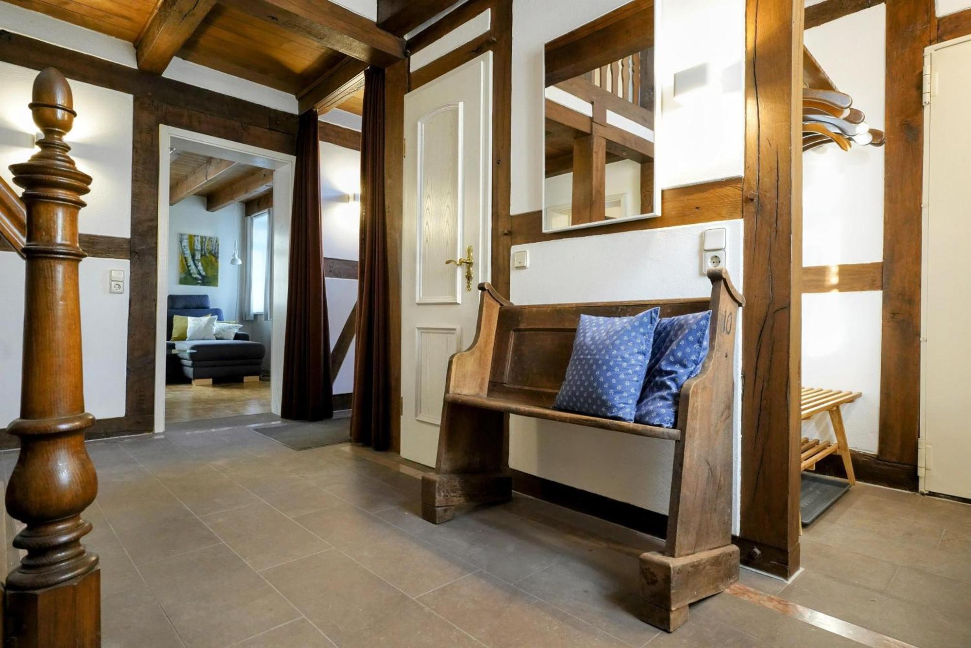 Ferienhaus Altes Wirtshaus Lugde Bagian luar foto